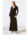 JOSEPH RIBKOFF 243706 MERMAID MAXI DRESS black