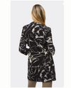 JOSEPH RIBKOFF 243316 ABSTRACT PRINT 3/4 SLEEVE DUSTER BLACK/BEIGE