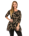 JOSTAR 3013GL LONG SLEEVE SPARKLE TUNIC