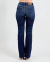 JUDY BLUE 82586PT MR PETITE DARK WASH BOOTCUT JEAN BACK