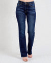 JUDY BLUE 82586PT MR PETITE DARK WASH BOOTCUT JEAN FRONT