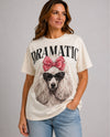 J COONS DRAMATIC POODLE BLING T-SHIRT