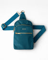 KEDZIE ROUNDTRIP CONVERTIBLE SLING BAG teal