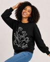 KEREN HART 32024 EMBROIDERED PULLOVER black