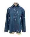 KEREN HART LS SNOWFLAKE SHIRT