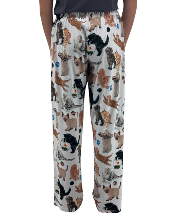 7077P LIFE IS BETTER WITH A CAT LOUNGE PANT BACK