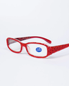 LANGLEY RECTANGULAR BLING READER G0539 RED