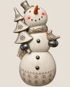 LARGE METALLIC SNOWMAN TC00753 TREE