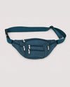 LEATHER SLING/FANNY PACK 3077 NAVY
