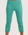 LIOR LEELA BUTTON DETAIL CAPRI TURQUOISE