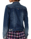 LIVERPOOL LM1004CH4 CLASSIC JEAN JACKET denim back