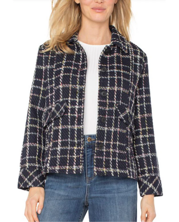 LIVERPOOL LM1C14TL50 PLEAT BACK JACKET