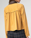 LIVERPOOL LM1D21L12 COLLARED SWING JACKET gold back