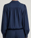 LIVERPOOL LM1D34TS39 PUFF SLEEVE JACKET navy