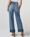 LIVERPOOL LM3164CHA HIGH RISE RELAXED STRAIGHT WITH UTILITY POCKETS dusk breeze