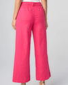 LIVERPOOL LM6457FS03 CROP WIDE LEG W/ PATCH POCKETS diva pink 
