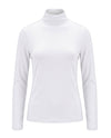 LIVERPOOL LM8829VMK LONG SLEEVE MOCK NECK KNIT TOP WHITE