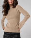 LIVERPOOL LM8L16ST25 LONG SLEEVE TURTLENECK SWEATER LIGHT KHAKI