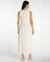 LIVERPOOL LMD034ST13 TIE BACK SWEATER DRESS CREAM