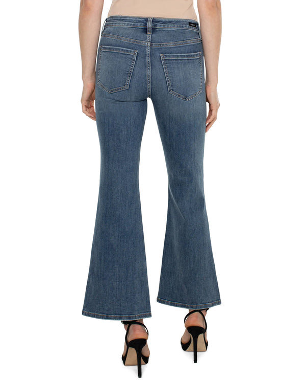 LIVERPOOL LM4629EP HANNAH FLAIR FRONT SLIT JEAN TULANE
