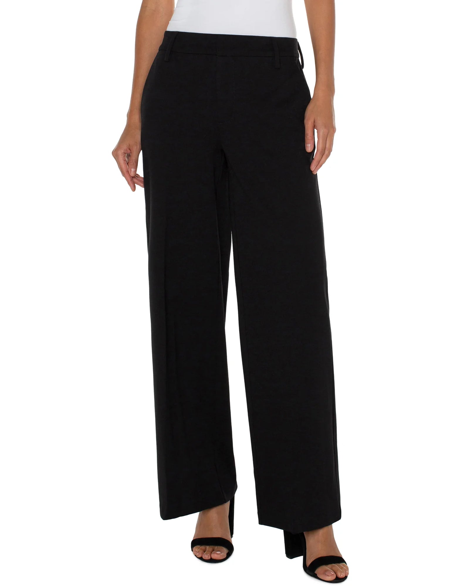 LIVERPOOL LM4654M42 KELSEY WIDE LEG TROUSER – The Clothing Cove