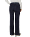 LIVERPOOL LM4656CH4P31 PLAID HANNA FLARE PANT INDIGO