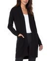 LIVERPOOL LM8483SW9 OPEN FRONT CARDIGAN black