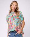 LMT4358 WHIMSICAL WILLOW TOP fuschia combo