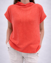 LMT4410 PLAYFUL PIXIE RIBBED TOP orange