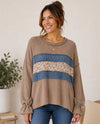 LM AMAYA LONG SLEEVE SWEATSHIRT LMT4210 mocha