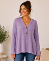 LM FALL INTO ME SWEATSHIRT LMT3643 lavender