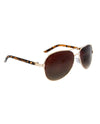 STAYSON AVIATOR 100% UVB PROTECTION HEADBAND/SUNGLASSES LONDON-BROWN/TORTOISE