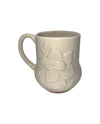 LOTUS FLOWER CRACKLED CERAMIC MUG