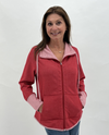 LULU B HSR7442 REVERSIBLE 2 POCKET JACKET RED