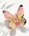 LUX UNIQUE HAIR CLIPS PINK BUTTERFLY