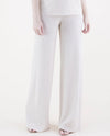 LW04234 WIDE LEG WAFFLE STITCH KNIT PANTS BEIGE