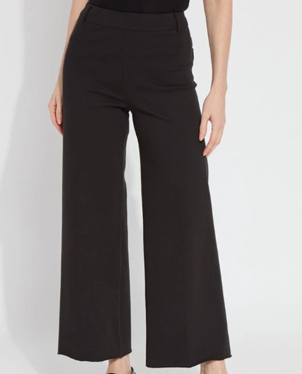 LYSSE 3209 HIGH WAIST WIDE LEG PANT BLACK