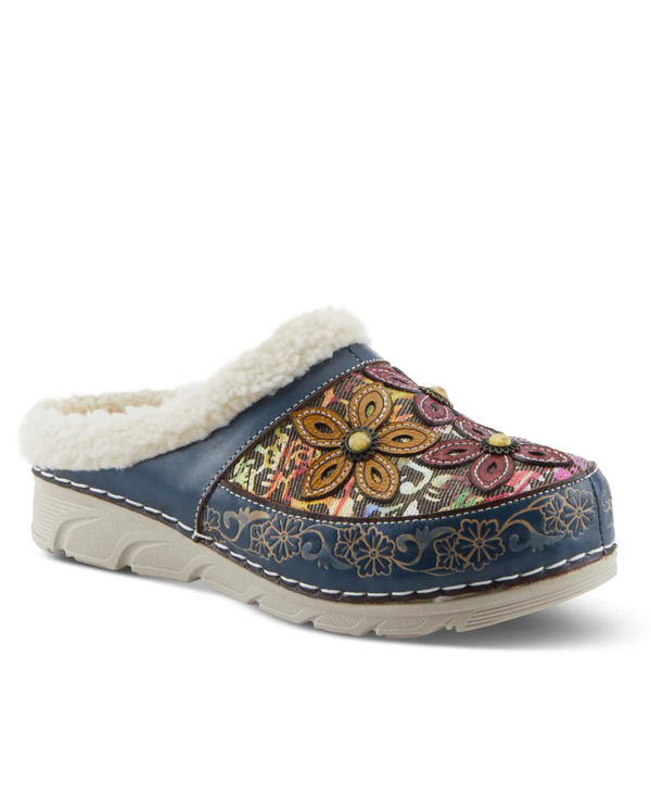 L'ARTISTE HONESTELA SHERPA SLIP ON CLOG