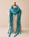 BLUES COLLECTION 5151 HANDMADE SCARF AGEAN
