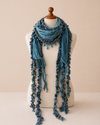 BLUES COLLECTION 5151 HANDMADE SCARF PACIFIC