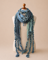 BLUES COLLECTION 5151 HANDMADE SCARF OCEANS