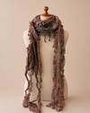 FOODIE COLLECTION 5151 HANDMADE SCARF COFFEE BEAN