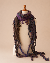 FOODIE COLLECTION 5151 HANDMADE SCARF EGGPLANT