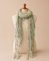 FOODIE COLLECTION 5151 HANDMADE SCARF SAGE