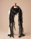 FOODIE COLLECTION 5151 HANDMADE SCARF LICORICE