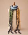 FOODIE COLLECTION 5151 HANDMADE SCARF GREEN APPLES