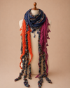 KINGDOM COLORS 5151 HANDMADE SCARF ROYAL PLUMES