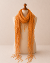 DRIPPY 1111 LACE SCARF PEACH