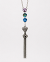 RMD TASSLE NECKLACE LT AMY/P SHINE/PINE