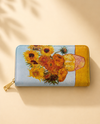 VG-W VAN GOGH RFID 7 X 4 WALLET SUNFLOWER